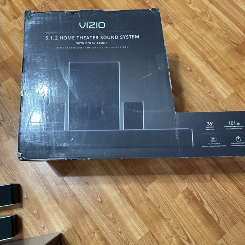 Vizio Dolby Atmos soundbar.